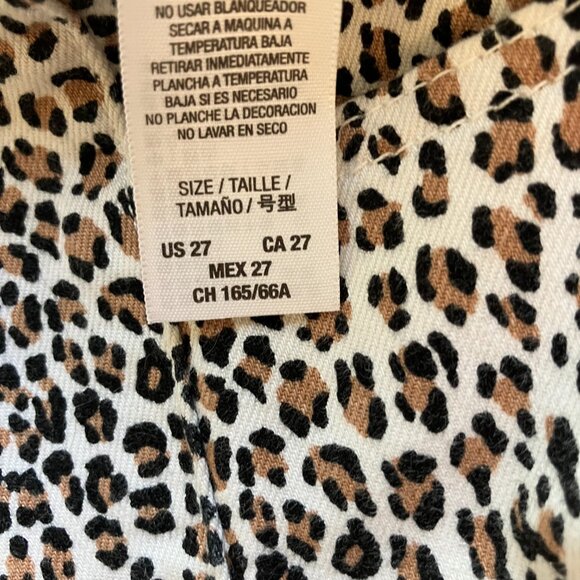 Juicy Couture Leopard Print Skinny Jeans Size 27 - Picture 5 of 8